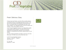 Tablet Screenshot of cdveg.com